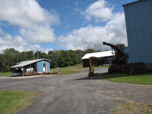 Buildings on industrial site