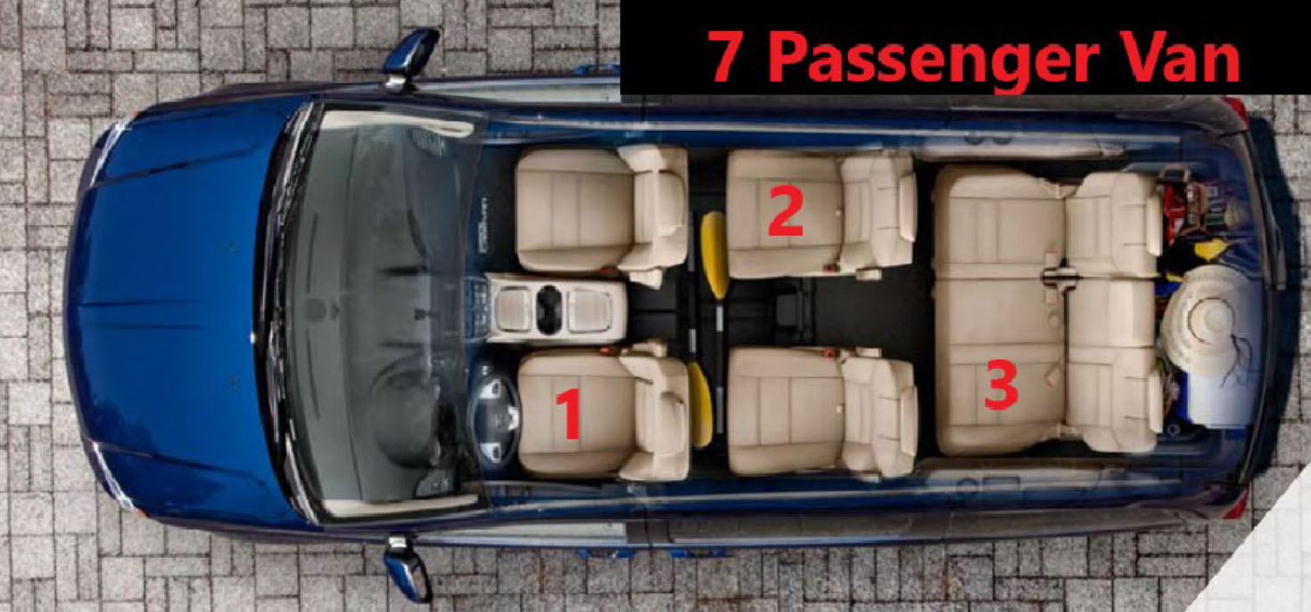 Van with 7 Passenger Seats