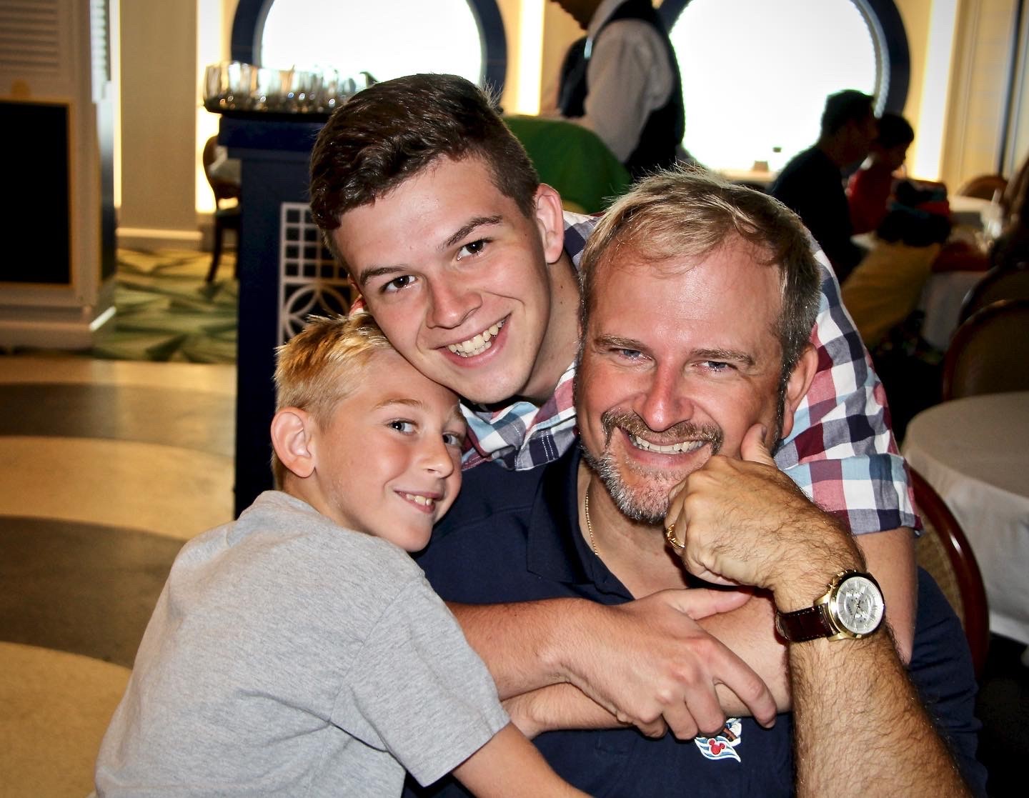 John with family